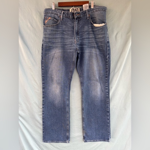 Ariat Other - EUC Ariat M4 Low Rise Boot Cut Men’s Blue Jeans Size 36/32